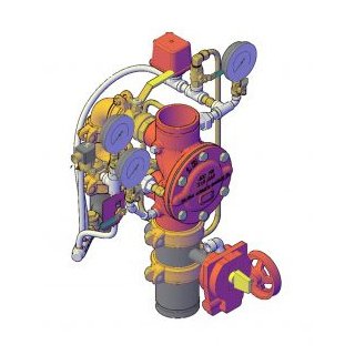 6" DDV Diaphragm Deluge Valve, Grooved Set /Packed