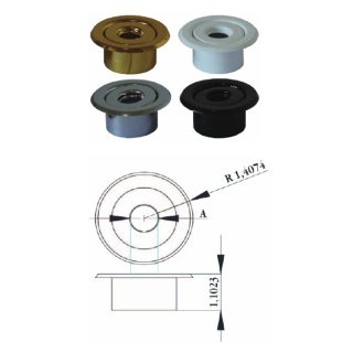 İki Parça Roset Kısa 3/4"