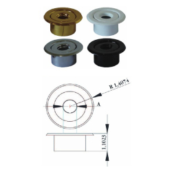 İki Parça Roset Kısa 3/4"