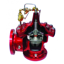 Fire pressure safety valve, Model 2050B-4KG1, Angle type /Ansi 125 fla