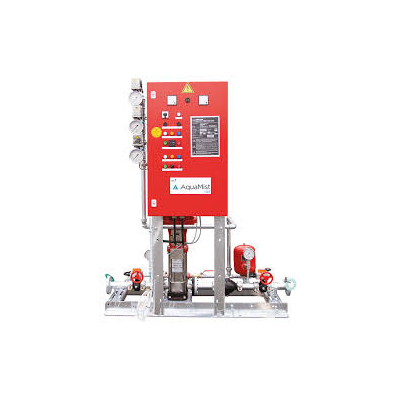 AquaMist European Mist Control Center (EMCC) Pump Skid Unit