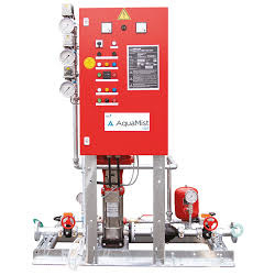 AquaMist Avrupalı Sis Kontrol Merkezi (EMCC) Pompa Skid Unitesi