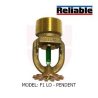 F1FR Pendent Sprinkler, HT, GA K:115, ¾" Npt