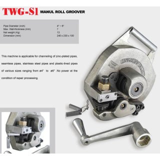 TWG-SIA 4"-6" Manual Groove Opeing Machine