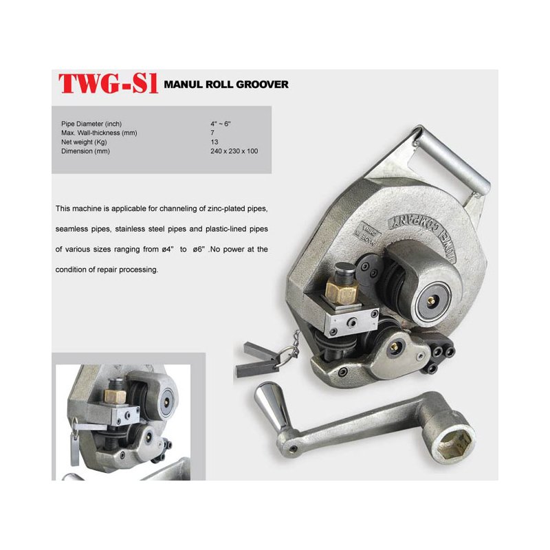TWG-SIA 4"-6" Manual Groove Opeing Machine