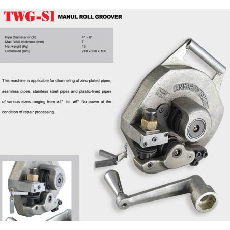 TWG-SIA 4"-6" Manual Groove Opeing Machine
