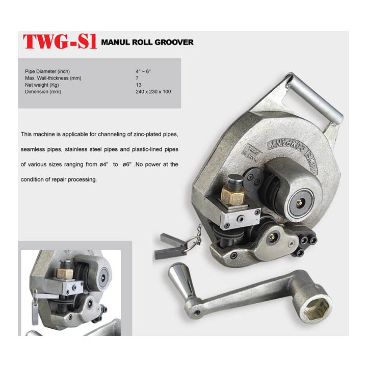 TWG-SIA 4"-6" Manual Groove Opeing Machine