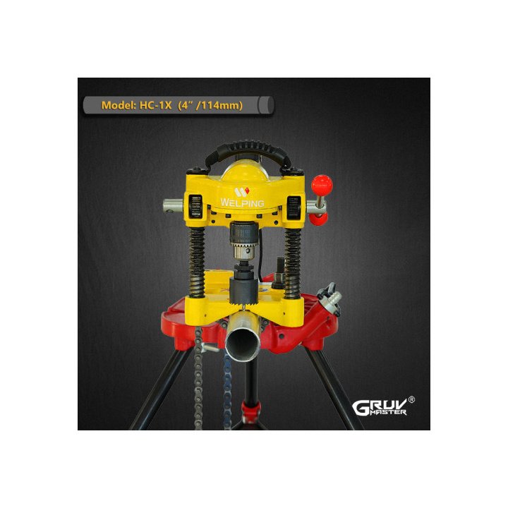HC-1X Electric 114mm Pipe Hole Cutting Machine Up To 4"