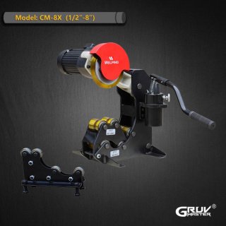 CM-12 Electric Hydraulic Pipe Cutting Machine for 2"-12" Steel Pipes