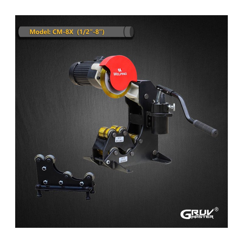 CM-12 Elektrikli Hidrolik Boru Kesme Makinesi 2"-12" Çelik Borular İçin