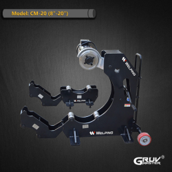 CM20 8 inç ila 20 inç Hidrolik Çelik Boru Kesme Makinesi Sch10 Sch40