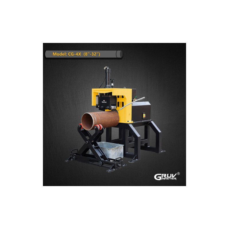 2 inç ila 12 inç Çelik Borular için Hidrolik Rulo Yiv Açma Makinesi (CG-2X)