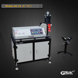 Yarı Otomatik Boru Hidrolik Rulo Yiv Açma Makinesi 2"-12" (AG-2X)