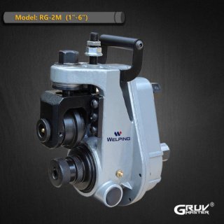 1 İnç ile 6 İnç Arası Hafif Manuel Rulo Yiv Açma Makinesi (RG-2M)