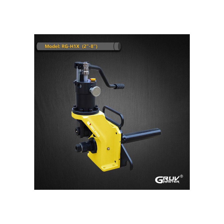 Manuel Hidrolik Rulo Yiv Açma Makinesi 2 İnç ila 8 İnç (RG-H1X)