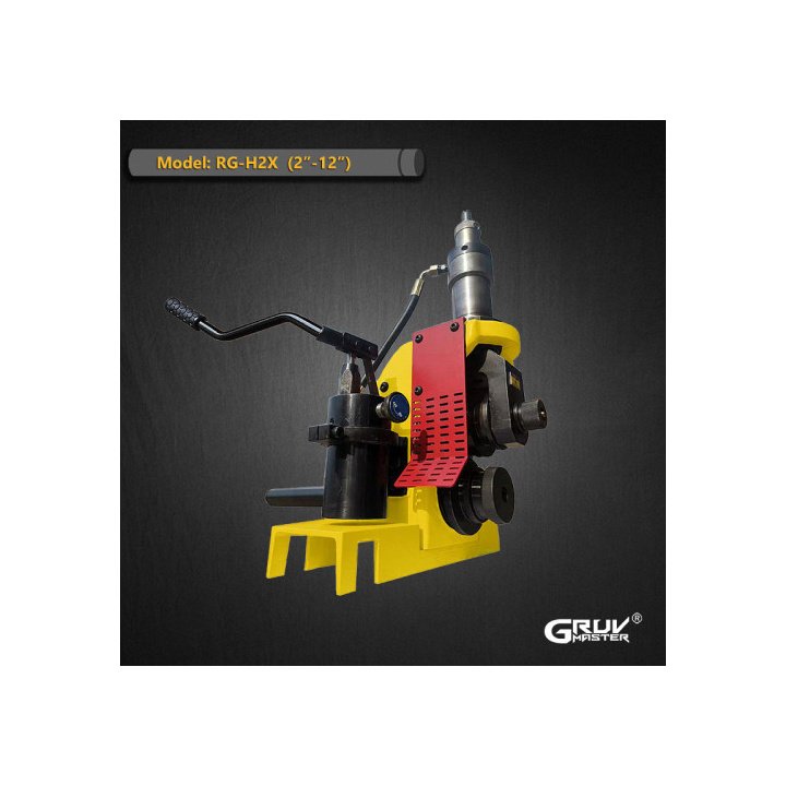 Manuel Hidrolik Rulo Yiv Açma Makinesi 2 İnç ila 12 İnç (RG-H2X)
