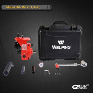 Manual Roll Grooving Machine Light Weight for 1 1/4 Inch to 6 Inch (RG-3M)