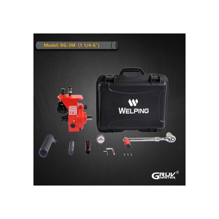 Manual Roll Grooving Machine Light Weight for 1 1/4 Inch to 6 Inch (RG-3M)