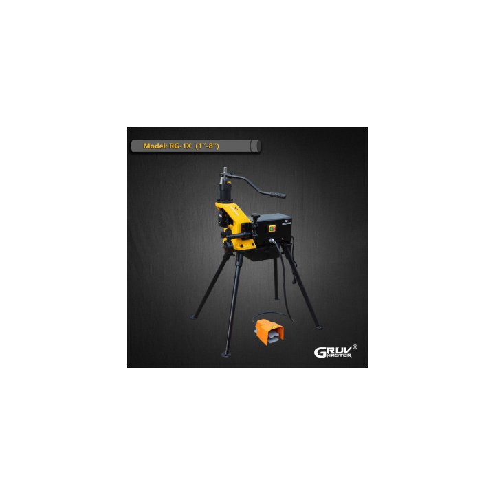 1 İnç ila 8 İnç Çelik Borular için Hidrolik Çelik Boru Rulo Yiv Açma Makinesi (RG-1X)