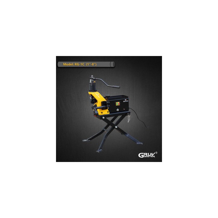 Hydraulic Electric Roll Grooving Machine with Foldable Legs for 1 Inch to 8 Inch Steel Pipes (RG-1A)