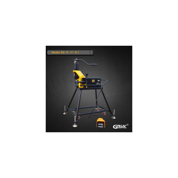 Hydraulic Roll Grooving Machine With Carriage for 1 Inch to 8 Inch Steel Pipes (RG-1C)