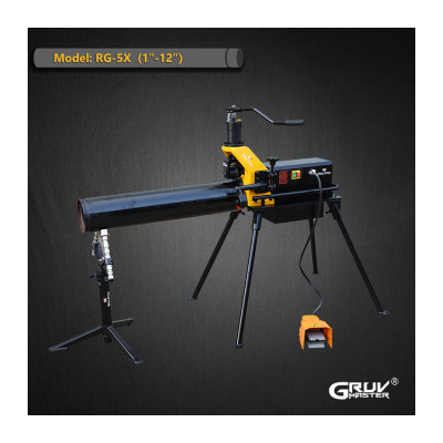 Hydraulic Roll Grooving Machine for 1 Inch to 12 Inch Ideal for Distributors(RG-5X)