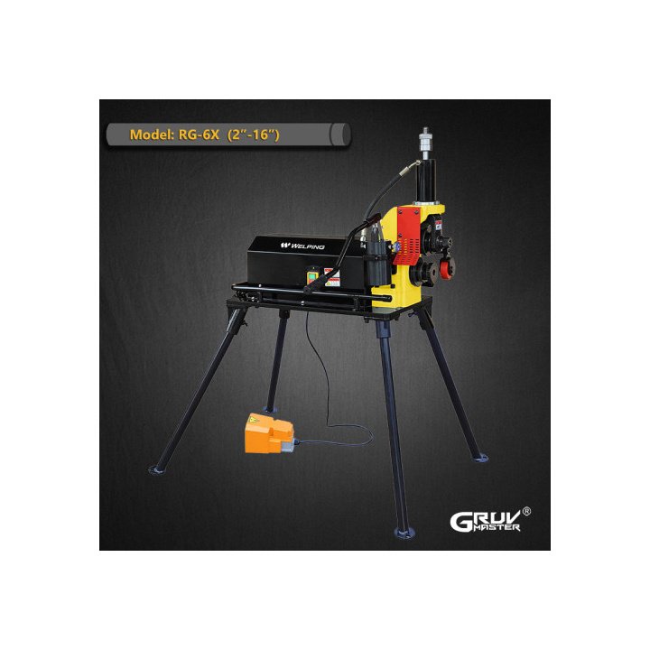 Hydraulic Roll Grooving Machine for 2 Inch to 16 Inch Ideal for Distributors and Agents (RG-6X)