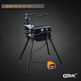 Hydraulic Steel Pipe Roll Grooving Machine for 2 Inch to 8 Inch Steel Pipes (RG-7X)