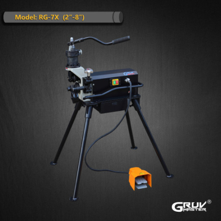 2 inç ila 8 inç Çelik Borular için Hidrolik Çelik Boru Rulo Yiv Açma Makinesi (RG-7X)