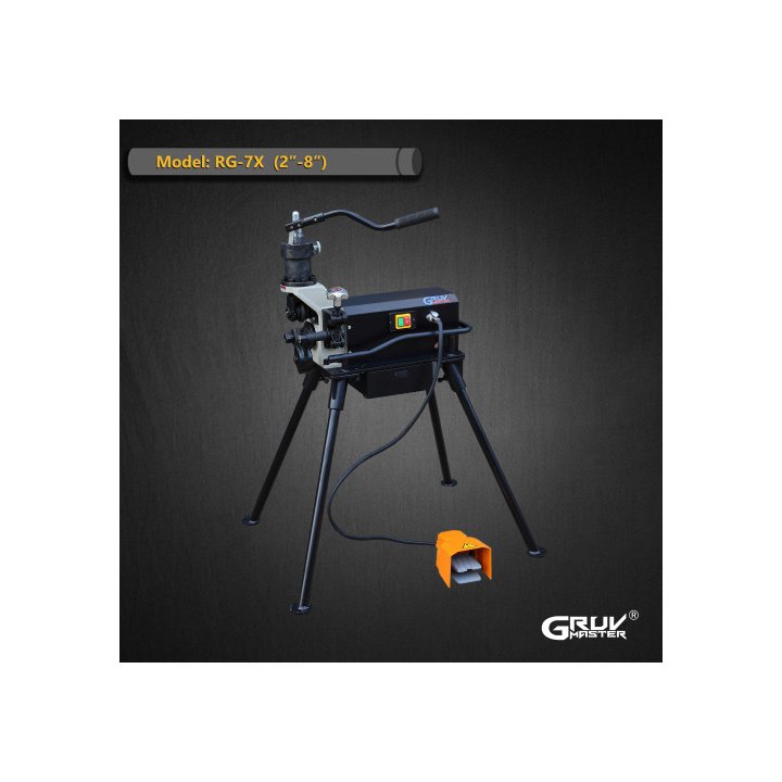 Hydraulic Steel Pipe Roll Grooving Machine for 2 Inch to 8 Inch Steel Pipes (RG-7X)