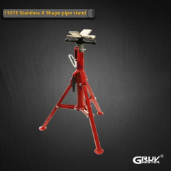 Sabit tabanlı paslanmaz X şekilli boru standı 1107E