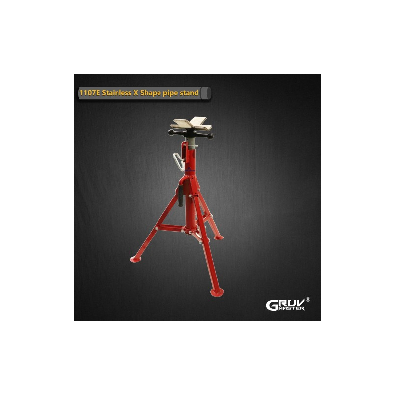 Sabit tabanlı paslanmaz X şekilli boru standı 1107E