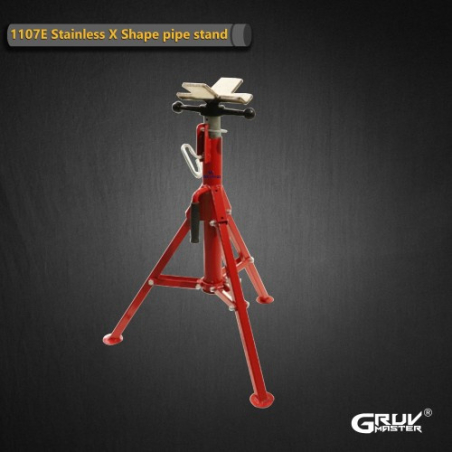 Sabit tabanlı paslanmaz X şekilli boru standı 1107E