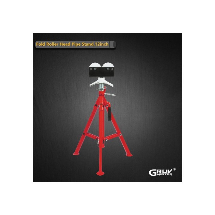 Foldable design and robust 1109 Fold roller head pipe stand 1109
