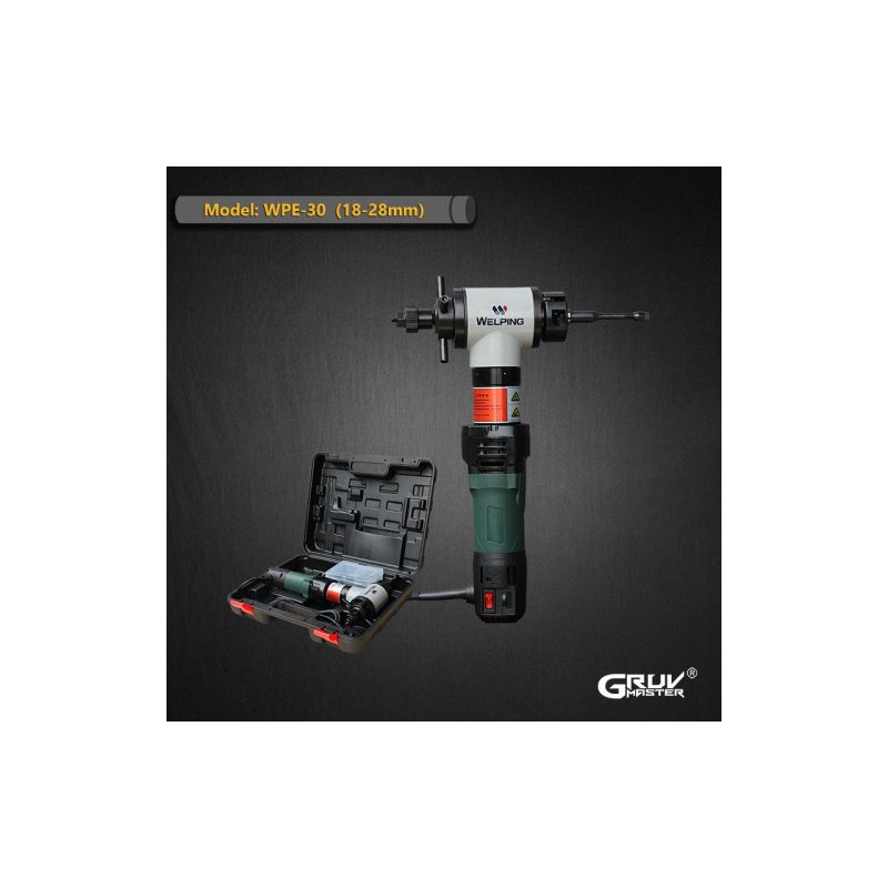 18-28 mm Elektrikli Portatif Boru Kaynak Ağzı Açma Makinesi 1.2 KW Soğuk Kesim Kaynak Ağzı Açma Makinesi (WPE-30)