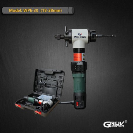 18-28 mm Elektrikli Portatif Boru Kaynak Ağzı Açma Makinesi 1.2 KW Soğuk Kesim Kaynak Ağzı Açma Makinesi (WPE-30)