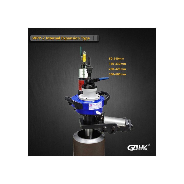 80-600 mm Heavy Duty Electric ID Mounted Pipe Beveling Machine 1.6KW Cold Cutting Beveling Tool (WPE-2)