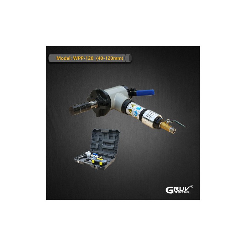 40-120 mm Pnömatik İç Çapa Monteli Boru Pahlama Makinesi 1,4 KW Soğuk Kesme Pahlama Makinesi (WPP-120)