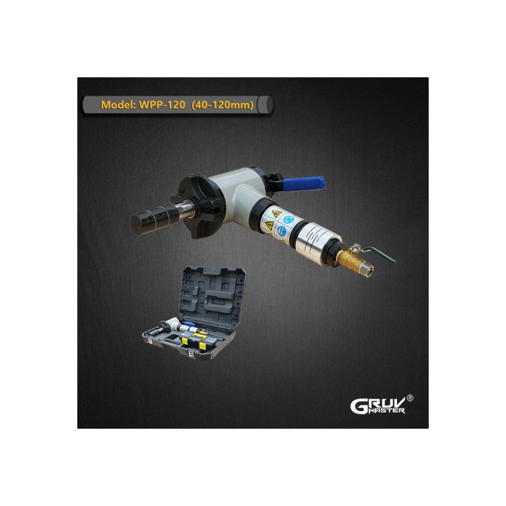 40-120 mm Pnömatik İç Çapa Monteli Boru Pahlama Makinesi 1,4 KW Soğuk Kesme Pahlama Makinesi (WPP-120)