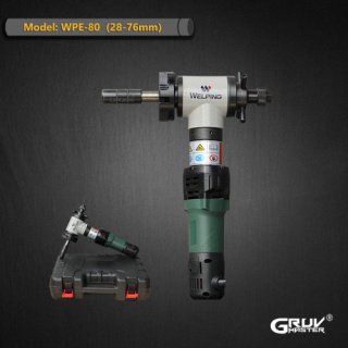 28-76 mm Electric ID Mounted Pipe Beveling Machine 1.2 KW Cold Cutting Beveling Machine (WPE-80)