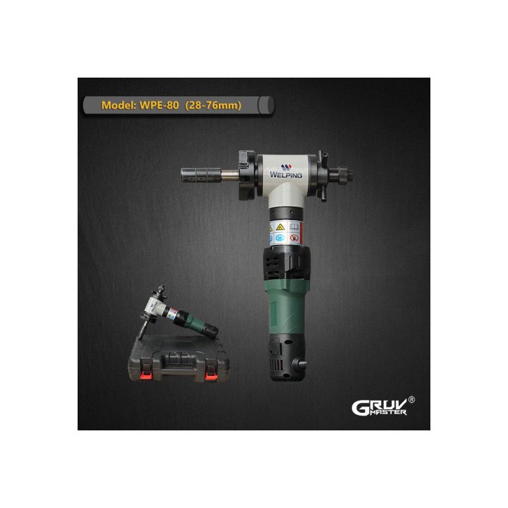 28-76 mm Electric ID Mounted Pipe Beveling Machine 1.2 KW Cold Cutting Beveling Machine (WPE-80)