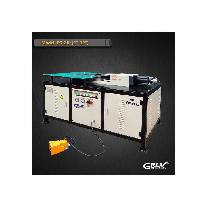 2" ila 24" (GF-4X) için Hidrolik Çelik Boru Bağlantı Parçası Yiv Açma Makinesi