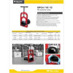 PE Guillotine Kesici