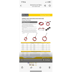 Döner PE Boru Kesici