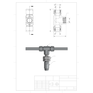 Tube Cap Ferrule Fitting-1/2"