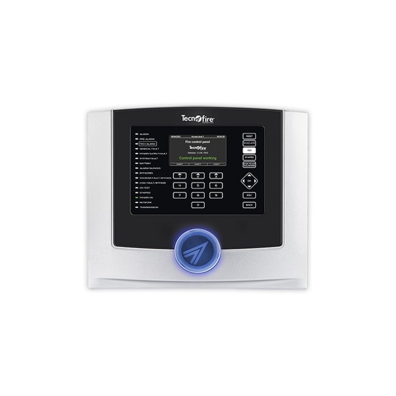 TFA1-298  Addressable fire detection control panel. Equipped with 1 detection loop.