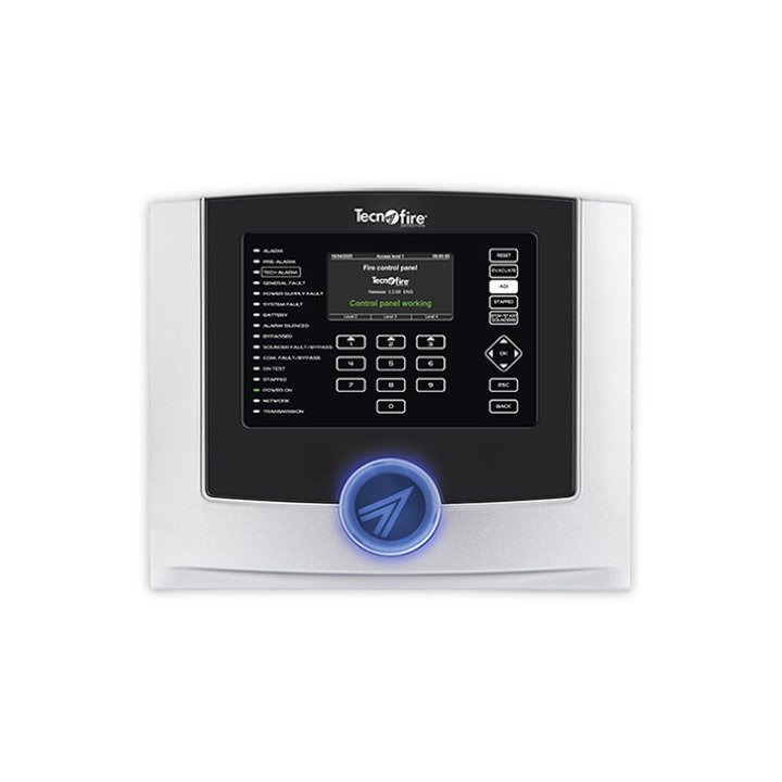 TFA1-298  Addressable fire detection control panel. Equipped with 1 detection loop.