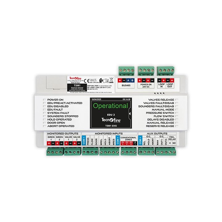 TSM1 Addressable fire detection and extinguishing module