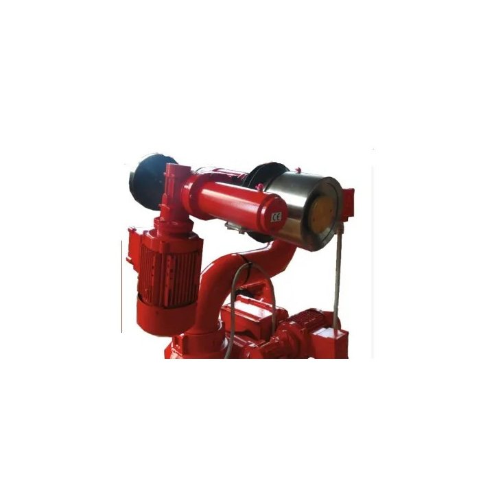 Fire foam monitor, nozzle and tower