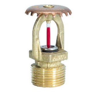 Fire Sprinkler Head, Model F1FR80, R3622 and RA6322, 8.0K, 3/4", Quick Response, Upright
